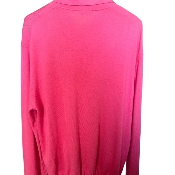 Manrico cashmere men's 3 button polo - Picture 2 of 2